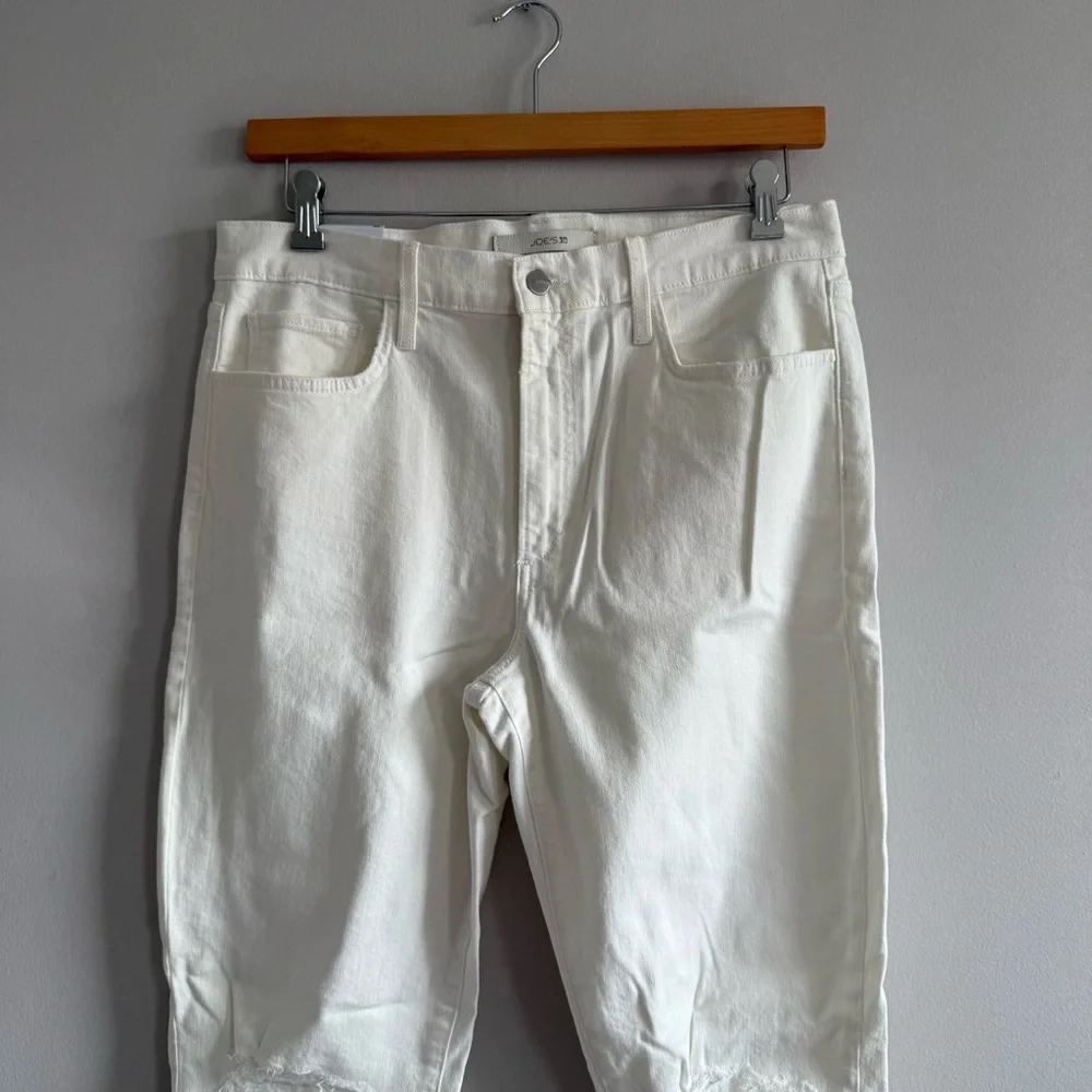 Joe's Jeans High Rise Ankle Vintage Stretch White Jeans Women Size 33 - Picture 3 of 16